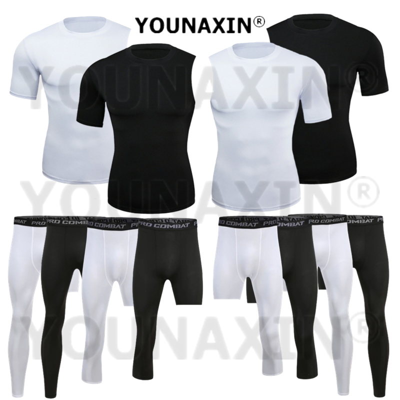 Winter Yoga Clothing - Men's 3/4 Cropped Leg Leggings One