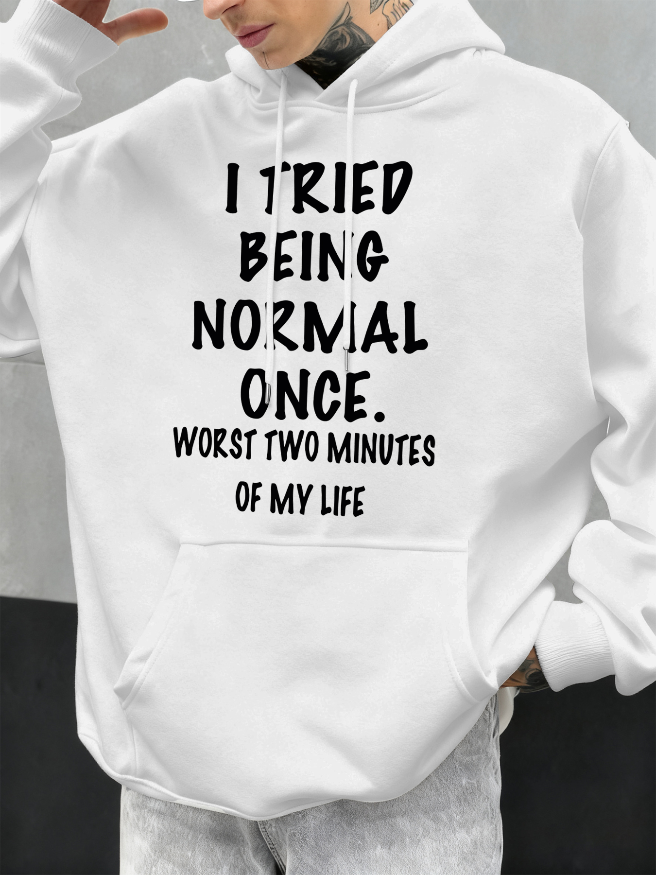 Winter Clothing English - Stay Calm and Normal Funny Design
