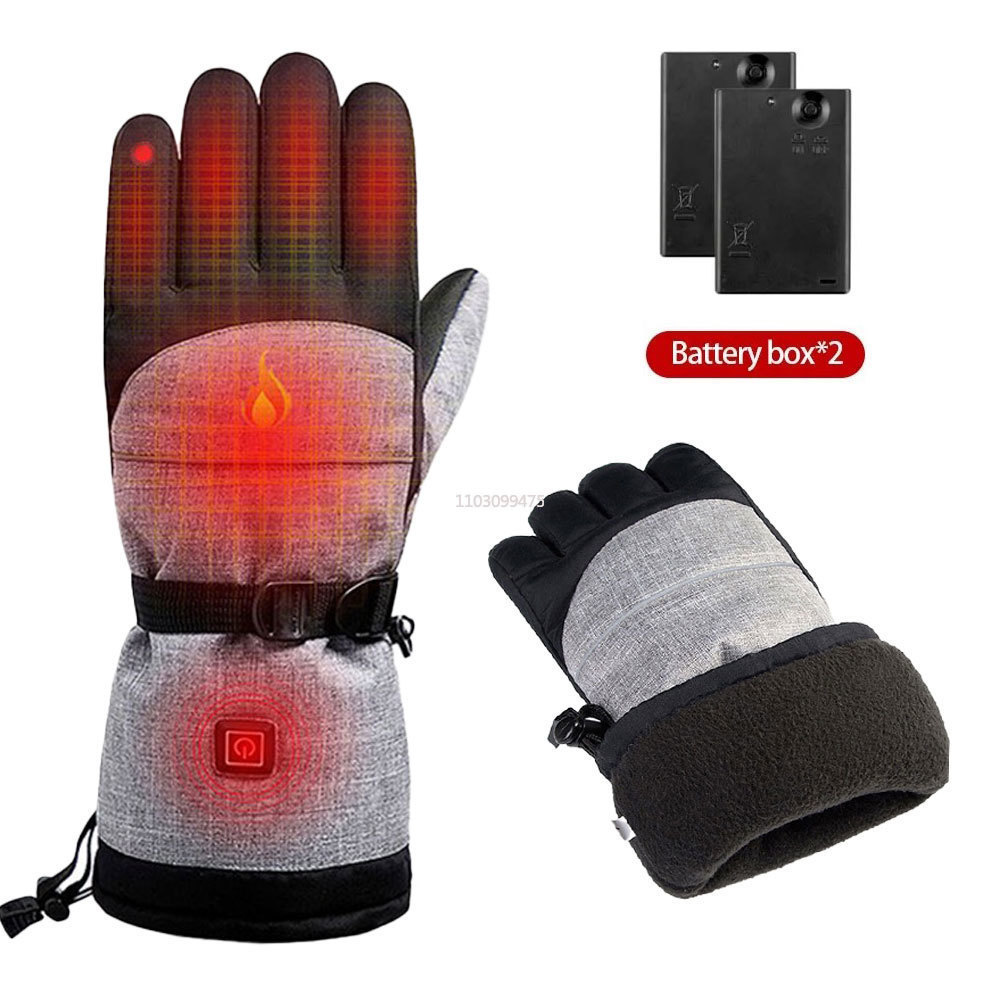 Heated Gloves Electric - Heated Skiing Waterproof Gloves Battery Case