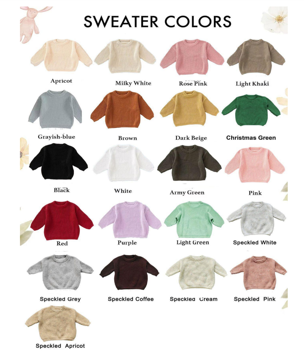 Personalized Baby Sweater hand – Winter Clothing Newborn Bewertung und Preis