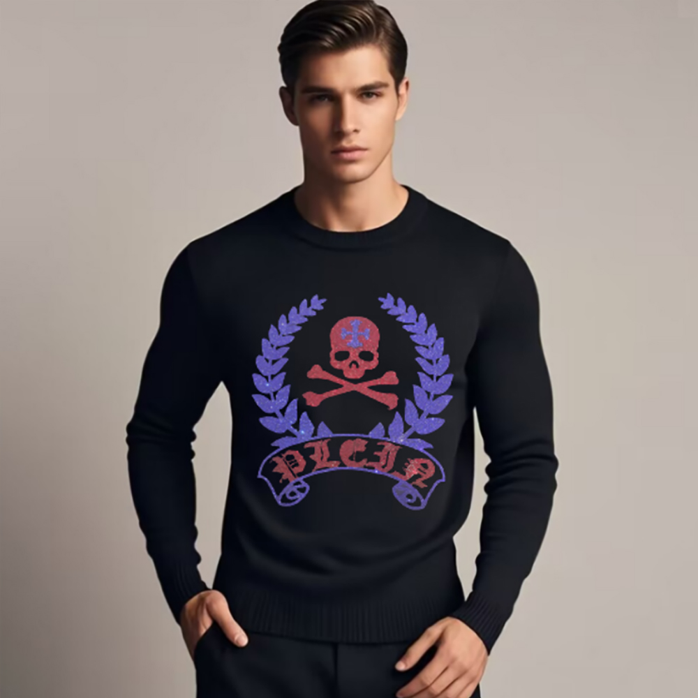 Men's Skull Head Sweatershirts – Winter Clothing English Bewertung und Preis