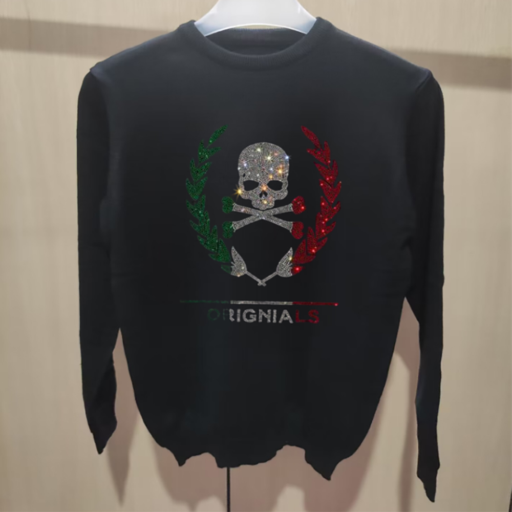 Men's Skull Head Sweatershirts – Winter Clothing English Bewertung und Preis