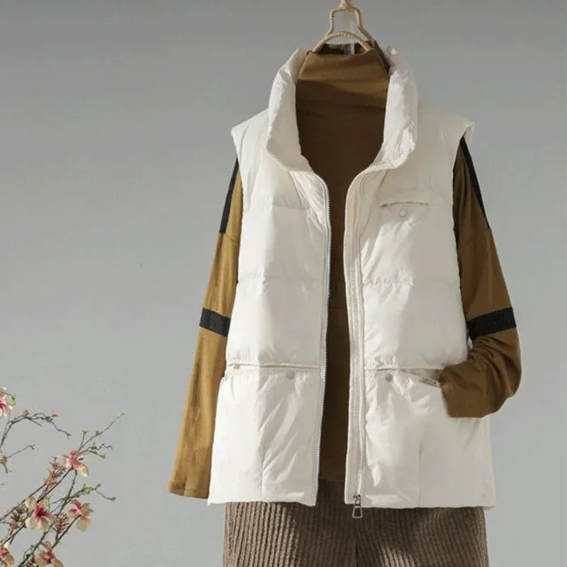 Loose Padded Cotton Waistcoat  – Winter Clothing On Sale Women'S Bewertung und Preis