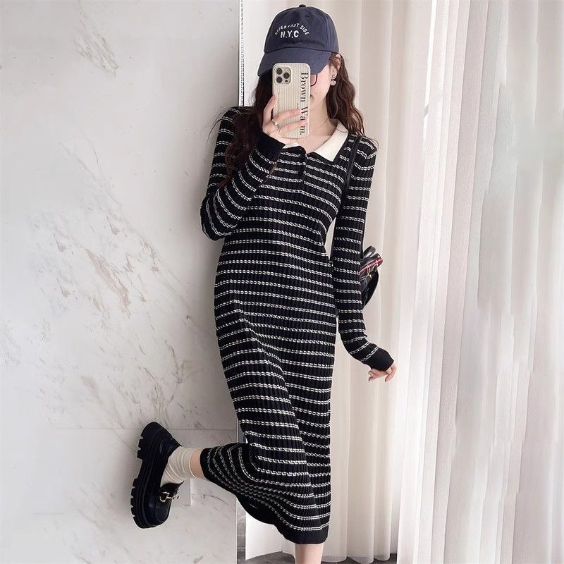 Stripe Apricot Woman Knitted D – Winter Clothing On Sale Women'S Bewertung und Preis