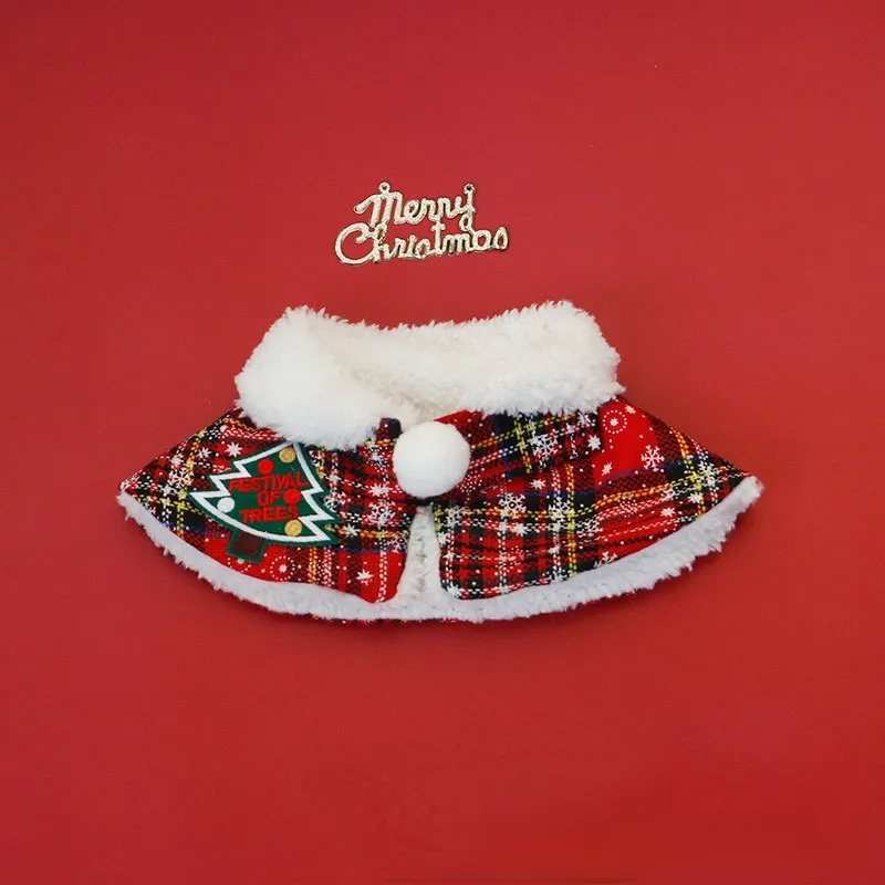 Cat Christmas Cloak Pet New Ye – Winter Clothing English Bewertung und Preis