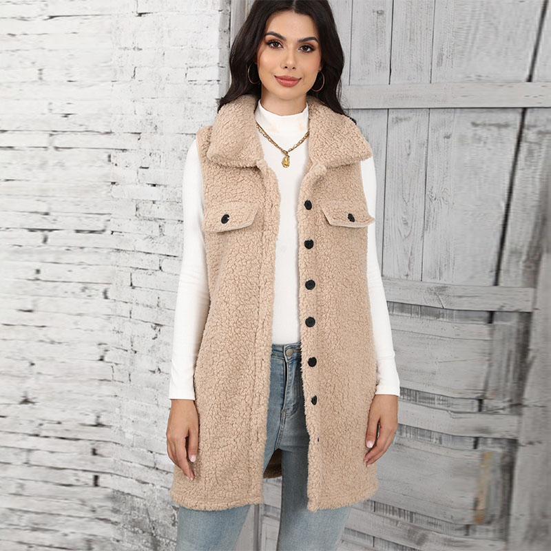 Women's Lamb Plush Vests Splic – Winter Clothing On Sale Women'S Bewertung und Preis