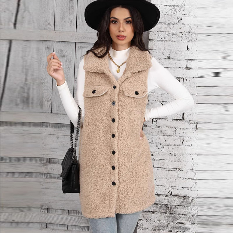 Women's Lamb Plush Vests Splic – Winter Clothing On Sale Women'S Bewertung und Preis