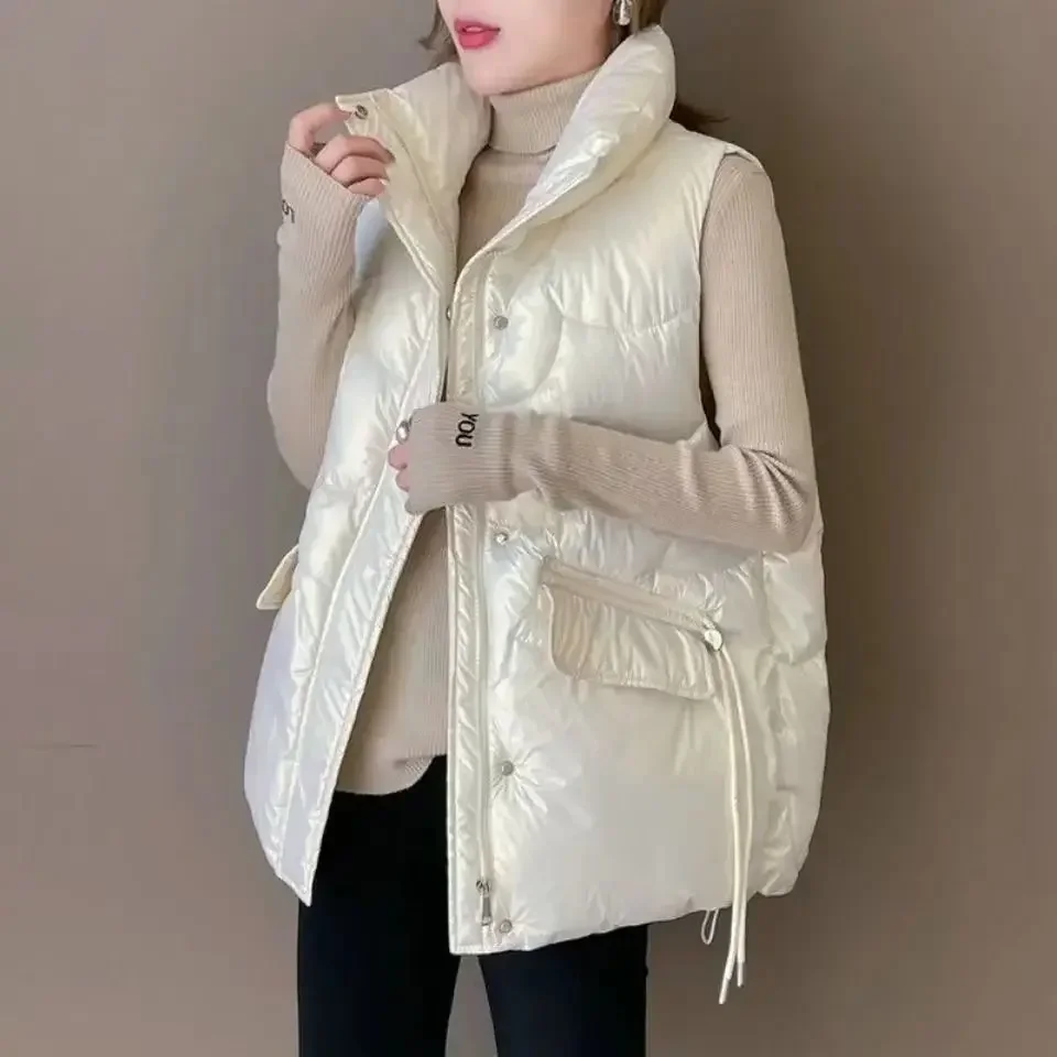 Down Waistcoat Woman Half Quil – Winter Clothing On Sale Women'S Bewertung und Preis