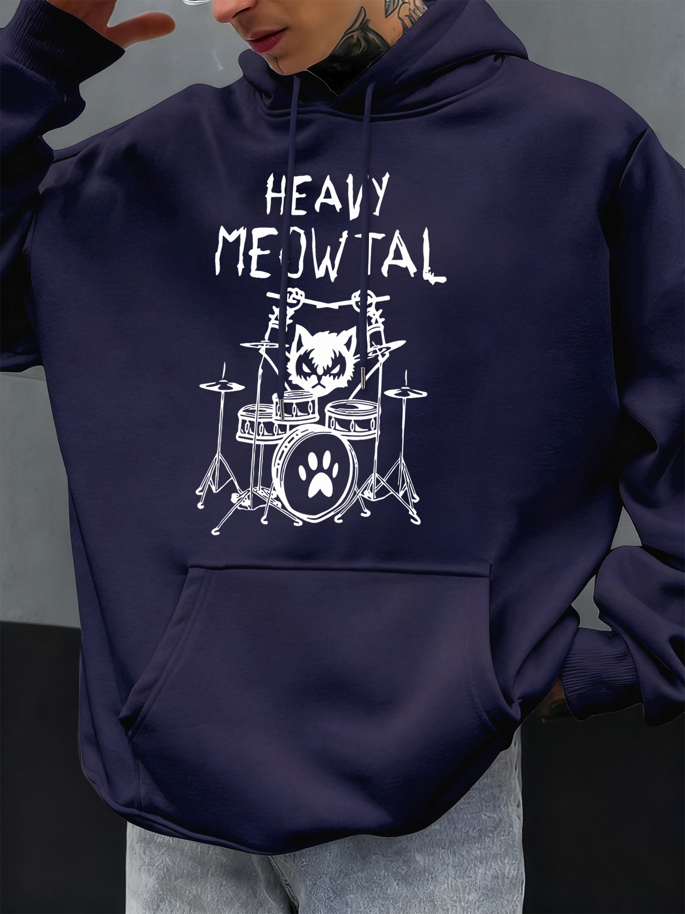 Heavy Meowtal Cats Playing Dru – Winter Clothing English Bewertung und Preis