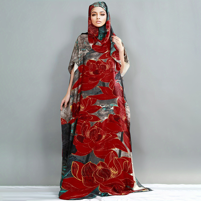 Elegant Muslim Long Dress Sequ – Winter Clothing In Malaysia Bewertung und Preis
