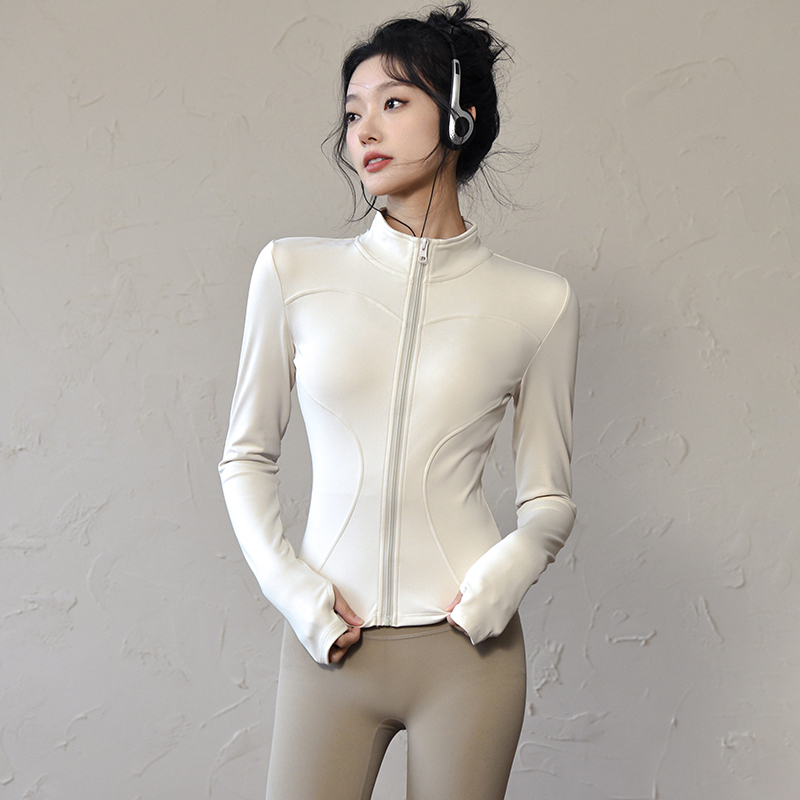 Long Sleeve Sports Jacket Wome – Winter Yoga Clothing Bewertung und Preis