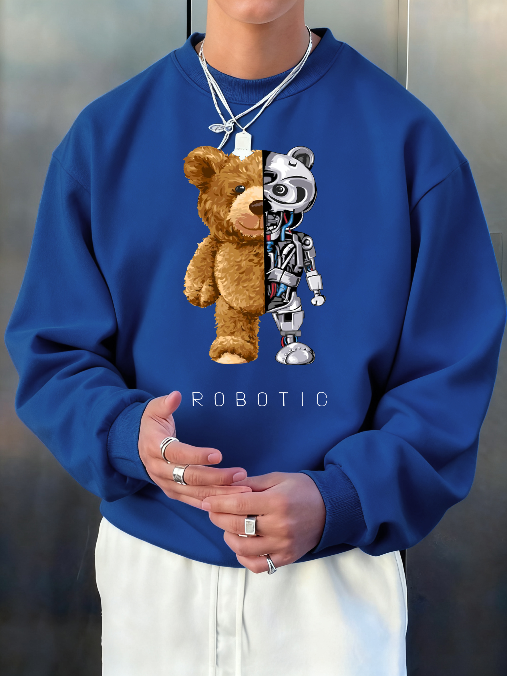Plush And Robotic Bear  Printi – Winter Clothing English Bewertung und Preis