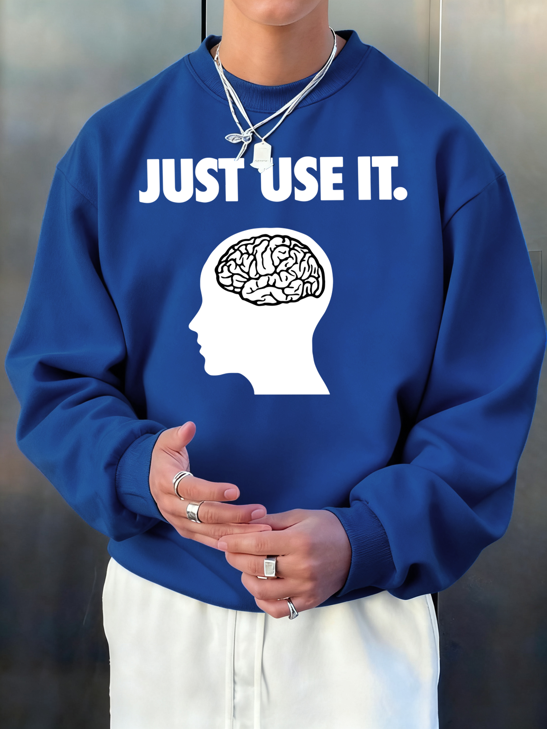 Brain Just Use It   Print Male – Winter Clothing English Bewertung und Preis