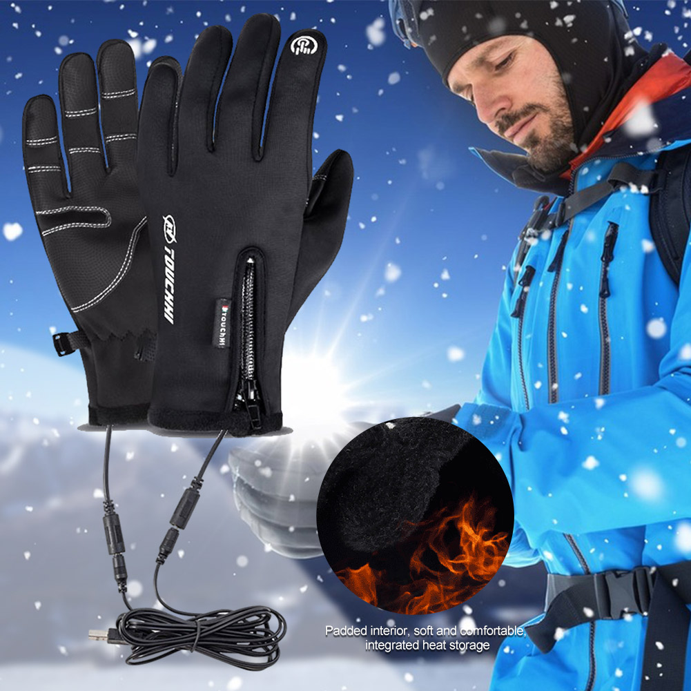 USB Touch Screen Gloves Winter – Heated Gloves Electric Bewertung und Preis