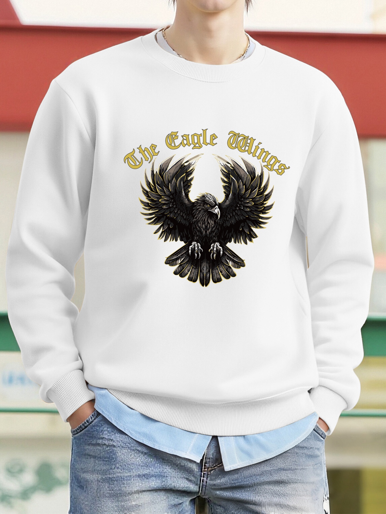 Freedom Eagle Vintage Print Pu – Winter Clothing English Bewertung und Preis