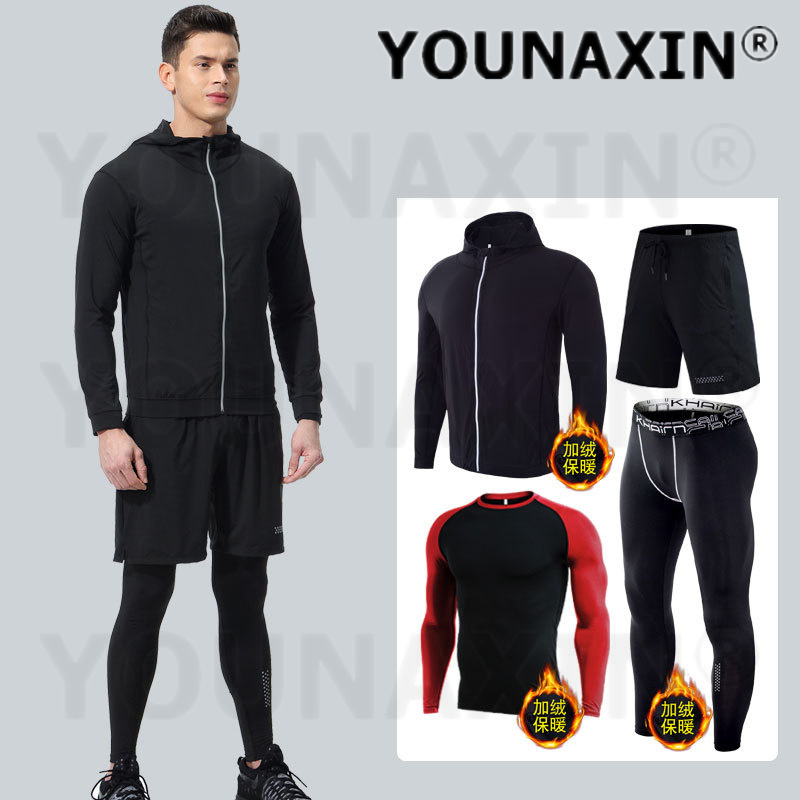 4-piece Men's Fitness Clothing – Winter Yoga Clothing Bewertung und Preis