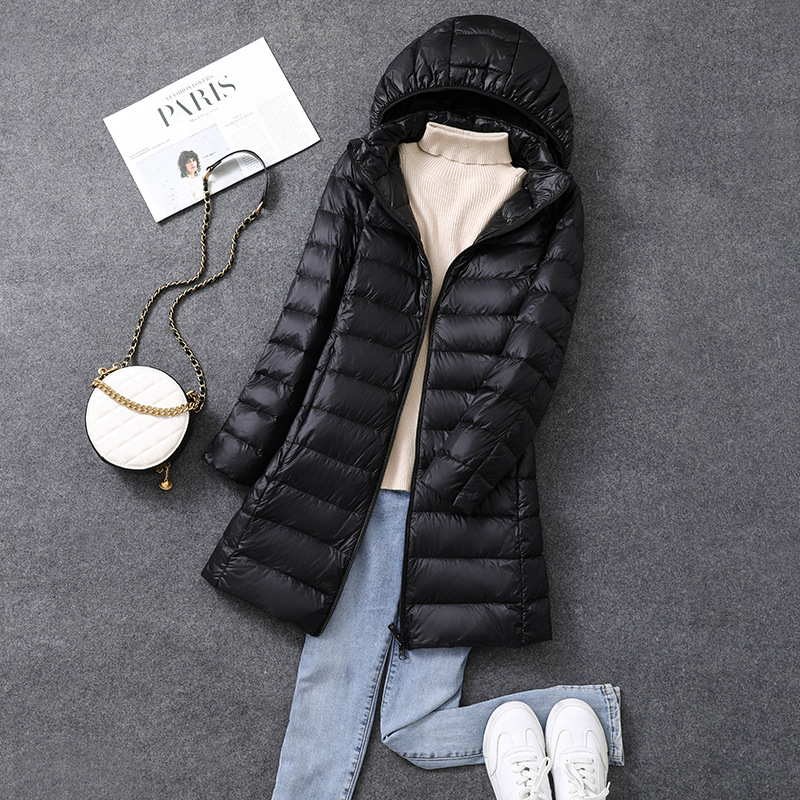 Women's X-long Office Lady Hat – Puffer Jacket Women Down Bewertung und Preis