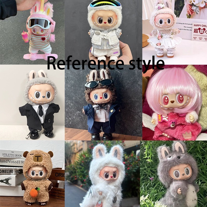 15 17cm For Labubu Doll Blind  – Winter Clothing Baby Bewertung und Preis