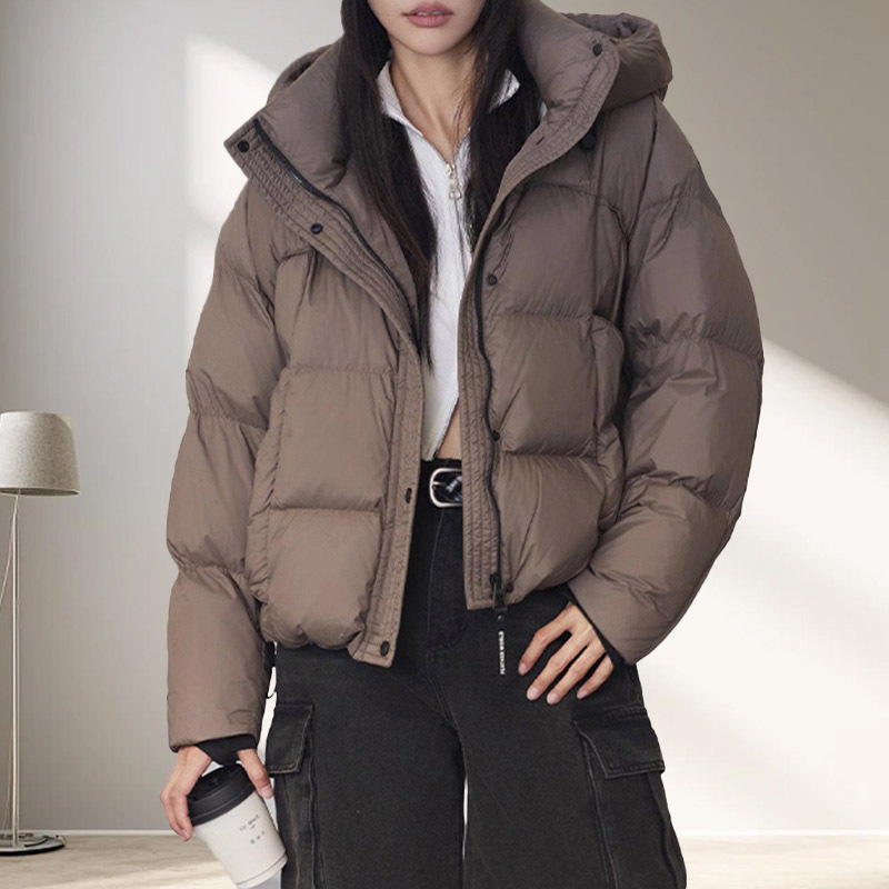 Women Short White Duck Down Ja – Puffer Jacket Women Down Bewertung und Preis
