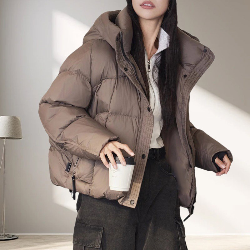 Women Short White Duck Down Ja – Puffer Jacket Women Down Bewertung und Preis