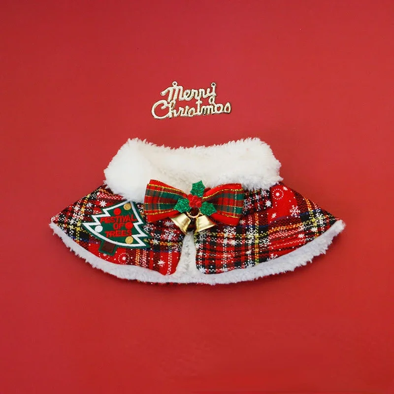 Cat Christmas Cloak Dog New Ye – Winter Clothing English Bewertung und Preis