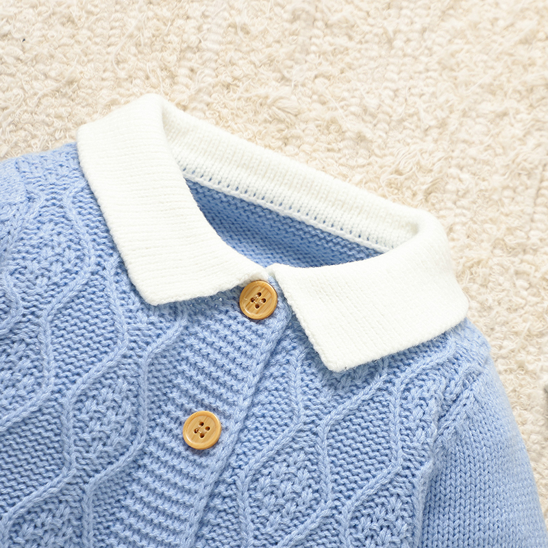 Blue Baby Rompers Knit Fashion – Winter Clothing Newborn Bewertung und Preis