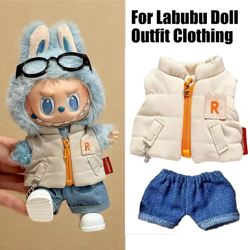 For 15 17cm Labubu Doll Solid  – Winter Clothing Baby Bewertung und Preis