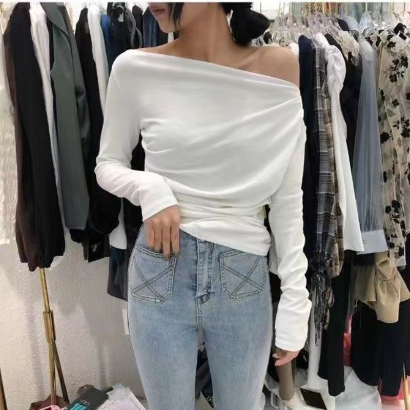 Slim Plain 2025 Off Shoulder C – Winter Clothing On Sale Women'S Bewertung und Preis