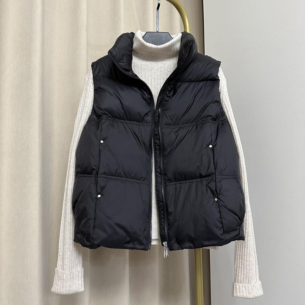 Women's Puffer Vest Casual Sle – Puffer Jacket Women Down Bewertung und Preis