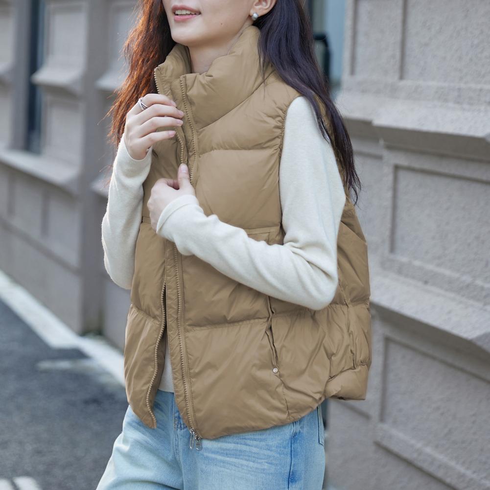 Women's Puffer Vest Casual Sle – Puffer Jacket Women Down Bewertung und Preis