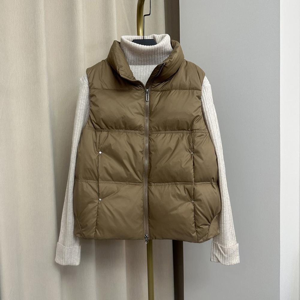 Women's Puffer Vest Casual Sle – Puffer Jacket Women Down Bewertung und Preis