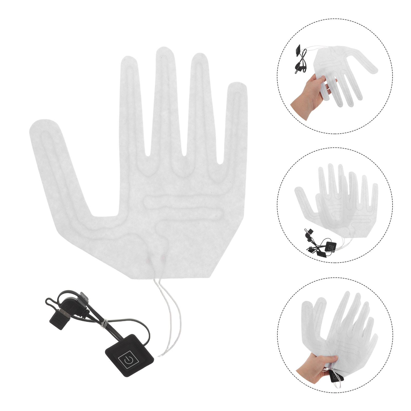2Pcs Full Finger Electric Heat – Heated Gloves Electric Bewertung und Preis