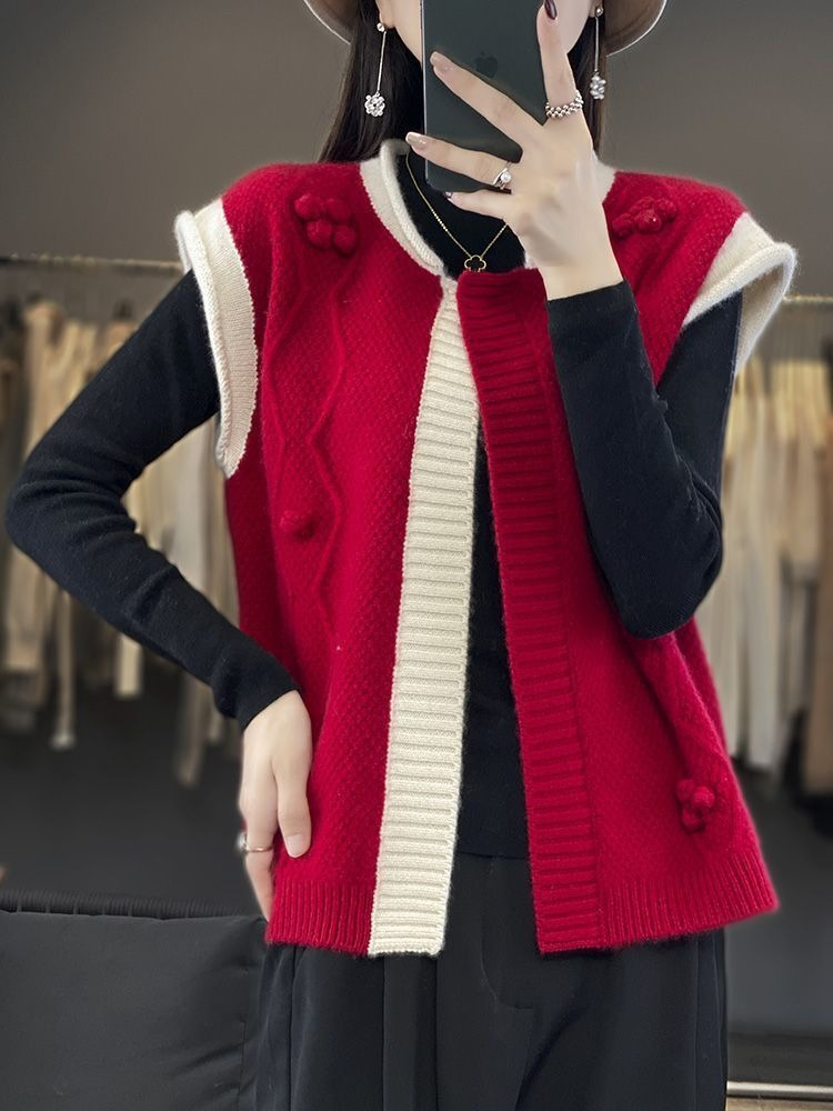 Cardigan Women's Knitted Vest  – Winter Clothing On Sale Women'S Bewertung und Preis