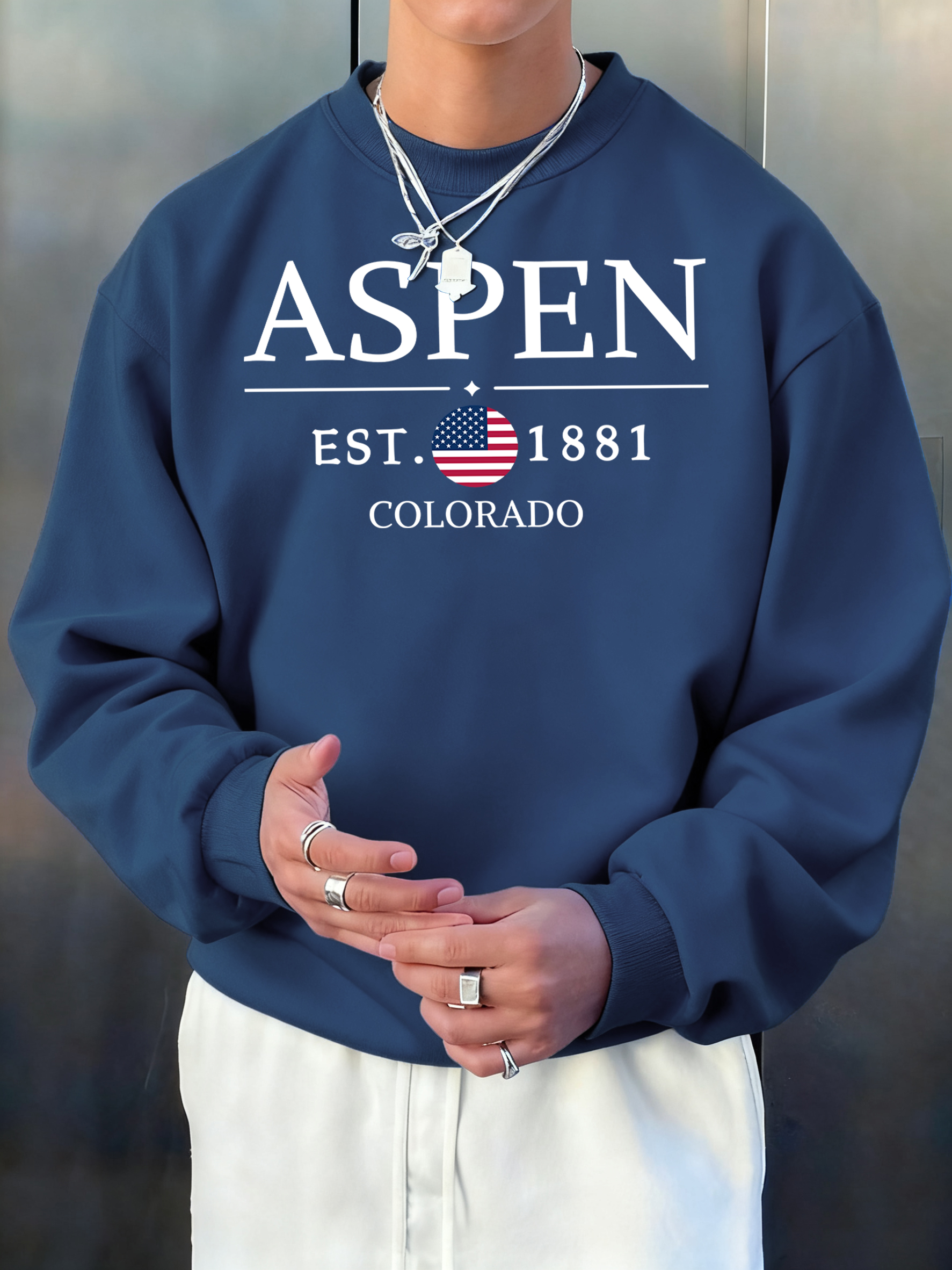 Aspen Colorado Est 1881 Print  – Winter Clothing English Bewertung und Preis