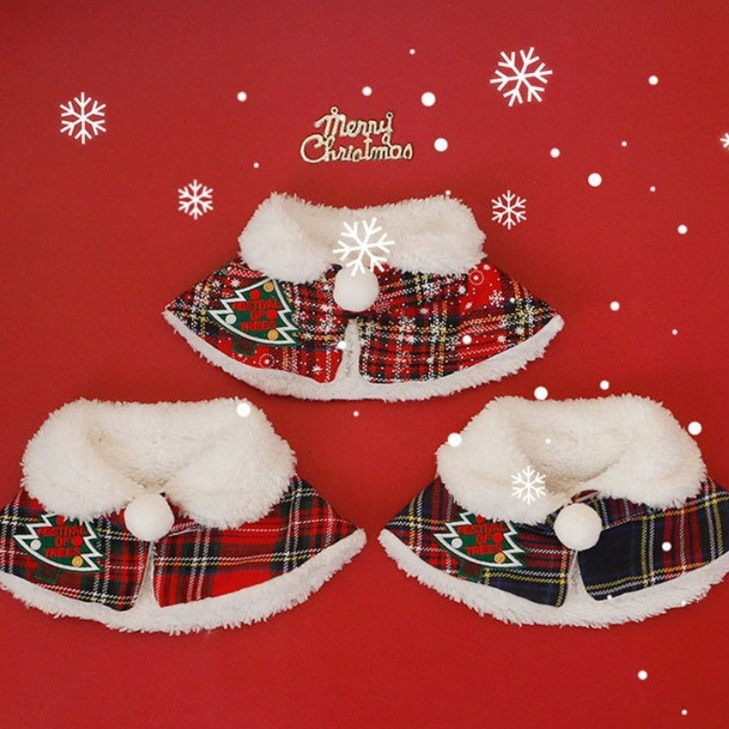 Warm Teddy Collar Pet Scarf Ca – Winter Clothing English Bewertung und Preis