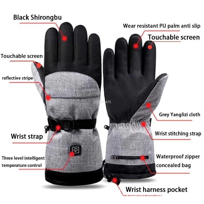 Heated Skiing Waterproof Glove – Heated Gloves Electric Bewertung und Preis