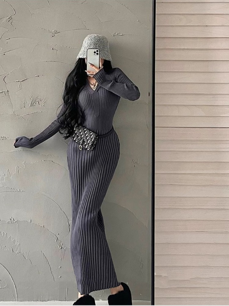 Sexy Daring Female Knit Dress  – Winter Clothing On Sale Women'S Bewertung und Preis